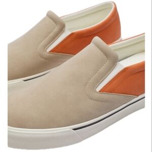 ZARA CONTRASTING LACELESS  SNEAKERS | 2220/920 SIZE 12 28.9 Cm